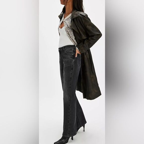 Lee x Daydreamer jeans black High Rise Crop Boot. NWT. 30 - Picture 10 of 10